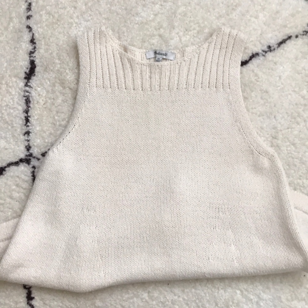 Madewell Sweater Tank / Size XS / Cream